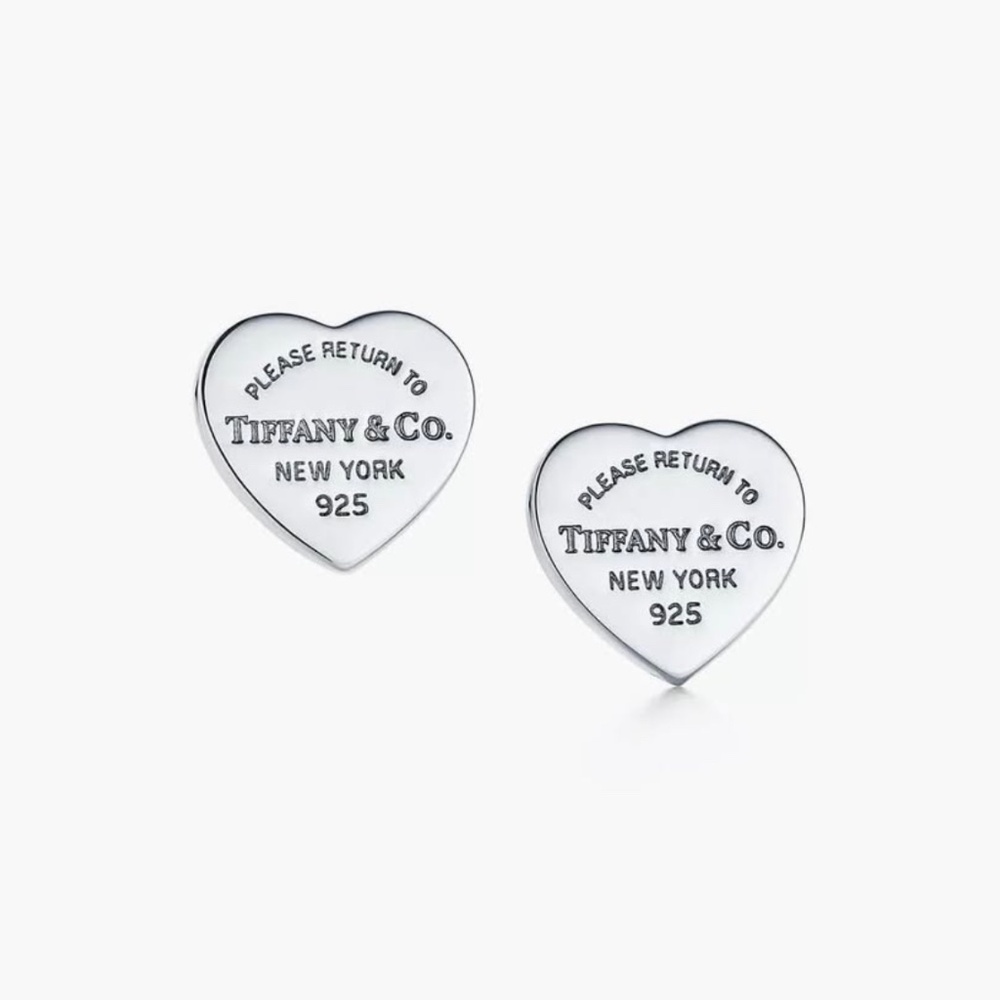 Authentic Tiffany Mini heart Earrings